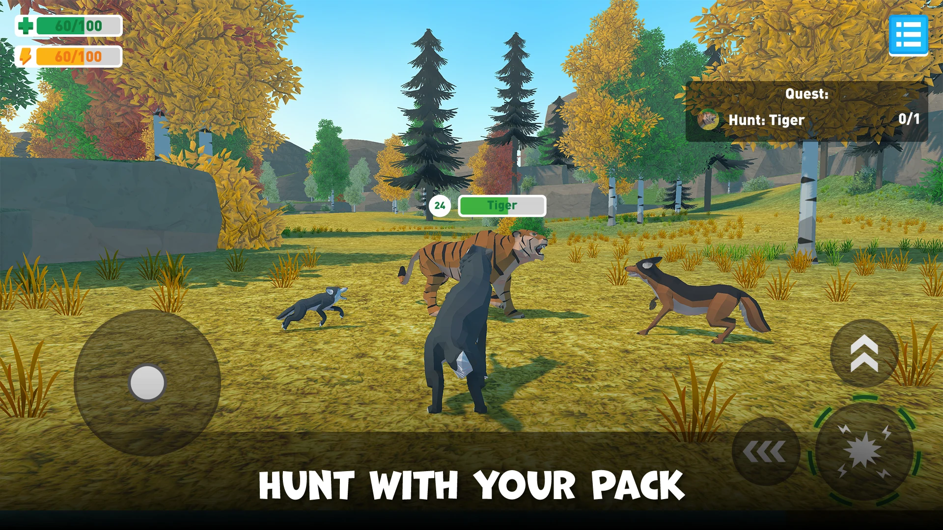 Wolf Family Simulator screenshot